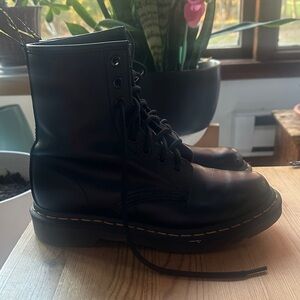 Dr. Martens Black Leather Boots
